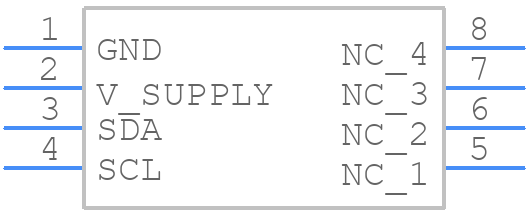 SSCDANN015PA2A5 - Honeywell - PCB symbol