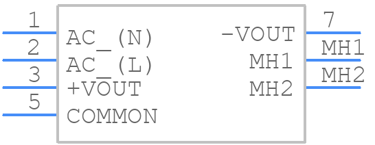 TMM 40215 - Traco Power - PCB symbol