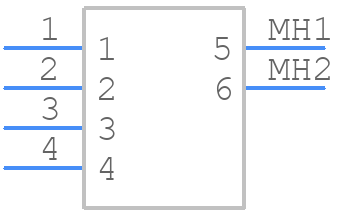 172043-0401 - Molex - PCB symbol