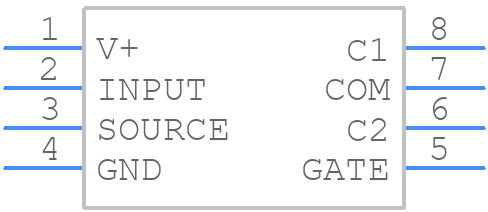 MIC5011YM-TR - Microchip - PCB symbol