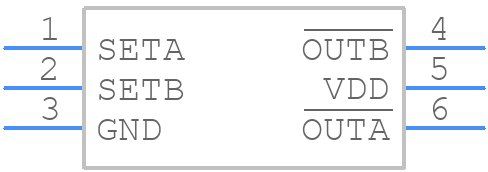 TMP390A2DRLR - Texas Instruments - PCB symbol