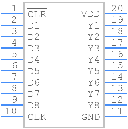 TBD62789APG - Toshiba - PCB symbol