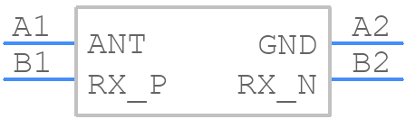BALF-NRG-01D3 - STMicroelectronics - PCB symbol