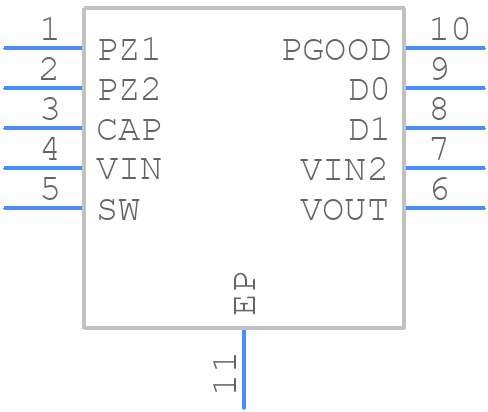 LTC3588IDD-2#TRPBF - Analog Devices - PCB symbol