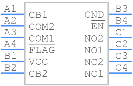 KTU1001AEVA-TR - Kinetic Technologies - PCB symbol