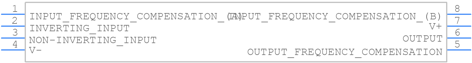 LM709CN-8/NOPB - Texas Instruments - PCB symbol