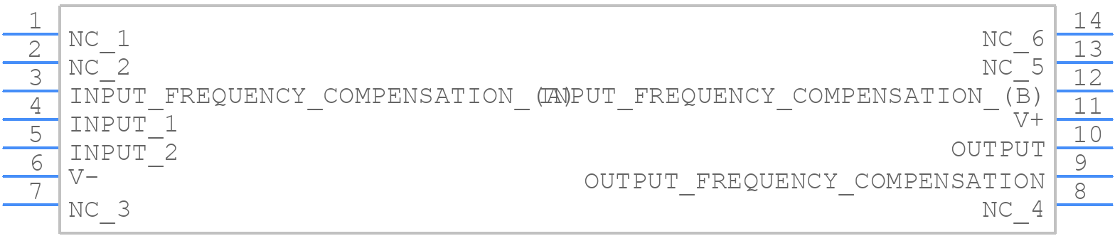 LM709CN/NOPB - Texas Instruments - PCB symbol