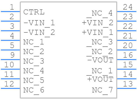 REC3-0505SRW/H4/A/SMD - RECOM Power - PCB symbol