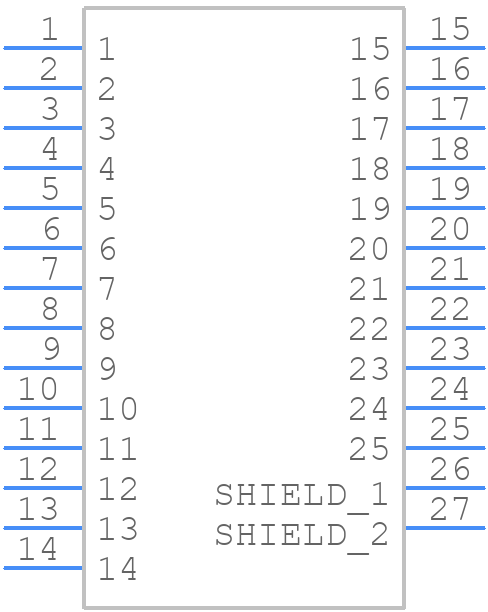 0836149014 - Molex - PCB symbol