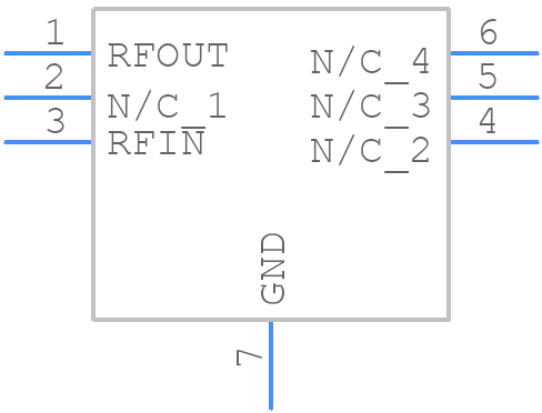 MAAM-011101-TR1000 - MACOM - PCB symbol
