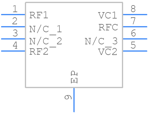 MASW-007107-TR3000 - MACOM - PCB symbol