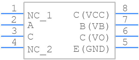 6N135 - Vishay - PCB symbol