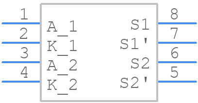 LH1502BAC - Vishay - PCB symbol