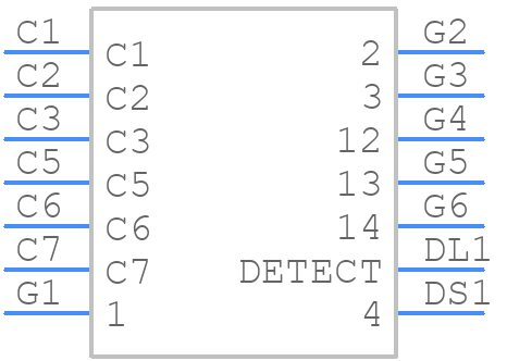 503960-0694 - Molex - PCB symbol