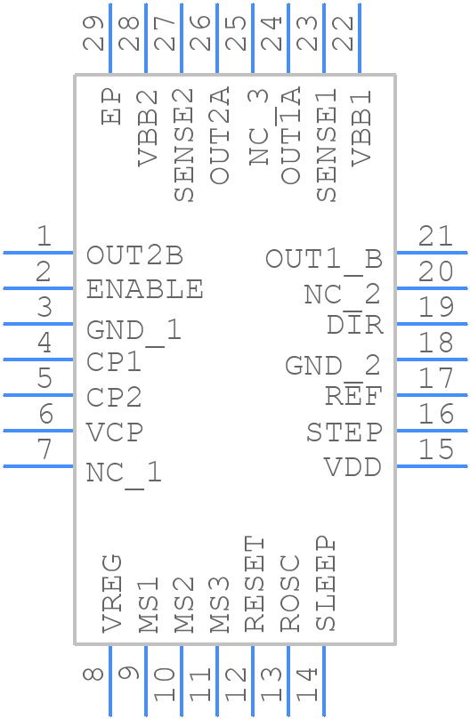 A4983SETTR-T - Allegro Microsystems - PCB symbol