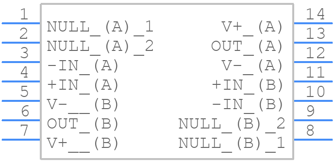 LT1024CN#PBF - Analog Devices - PCB symbol
