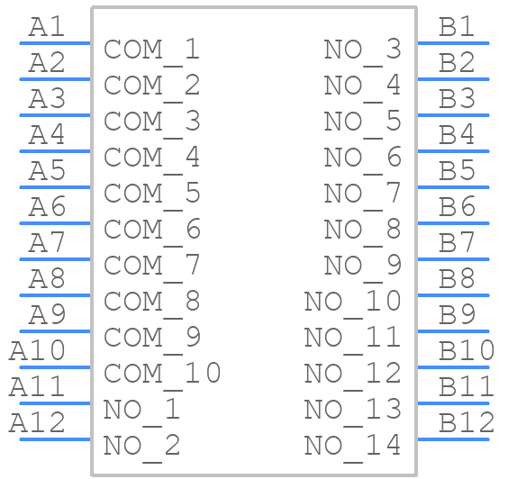 MCNDA-12V - Multicomp Pro - PCB symbol