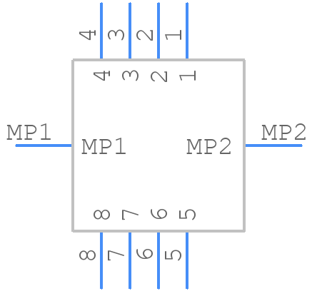 105429-2208 - Molex - PCB symbol