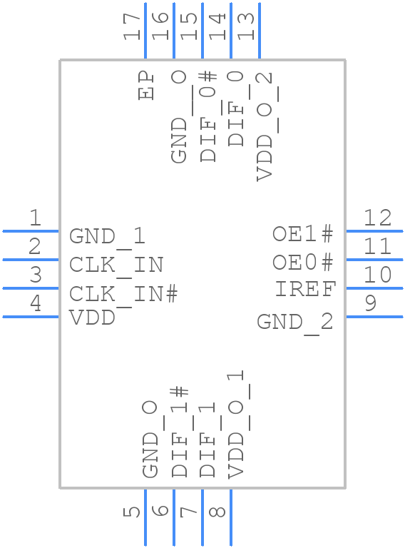 NB3L202KMNTXG - onsemi - PCB symbol