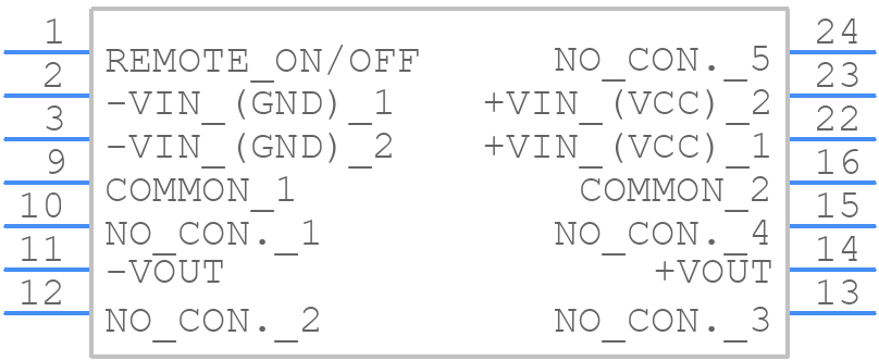 TES 5-1221 - Traco Power - PCB symbol