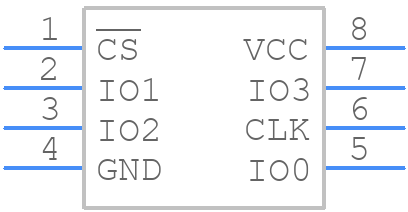 W25R64JVSSIQ - Winbond - PCB symbol