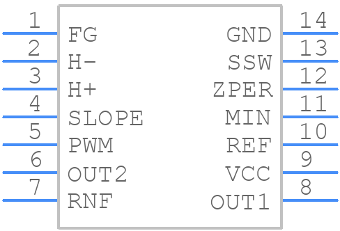 BD61243FV-GE2 - ROHM Semiconductor - PCB symbol