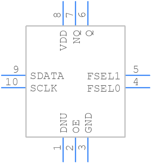8N4Q001EG-1102CDI - Renesas Electronics - PCB symbol