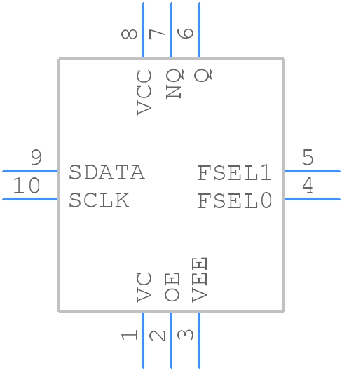 8N3QV01EG-0028CDI - Renesas Electronics - PCB symbol