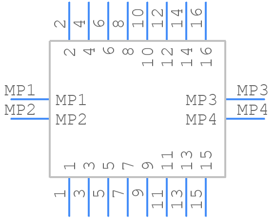 503552-1622 - Molex - PCB symbol