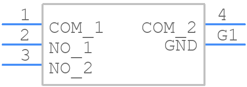 KMR223GLFG - LITTELFUSE - PCB symbol