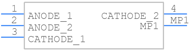 MLESWT-A1-0000-0003E3 - CREE LED - PCB symbol