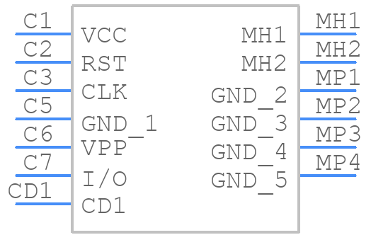 MUP-C7801-1 - MUP - PCB symbol
