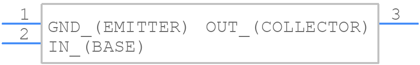 DTC123JKAT146 - ROHM Semiconductor - PCB symbol