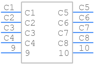 SIMMP-P0610BT00 - Multicomp Pro - PCB symbol