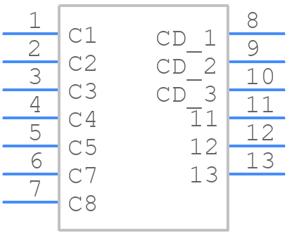 47603-0001 - Molex - PCB symbol