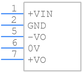 VESD2-S12-D15-SIP - CUI Inc. - PCB symbol