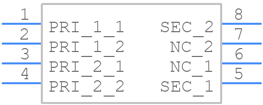 PA3965.001NLT - Yageo Group - PCB symbol