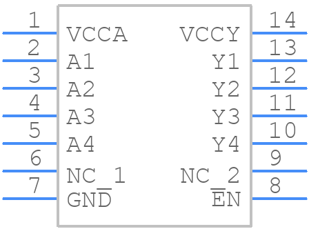 ADG3304BRUZ - Analog Devices - PCB symbol