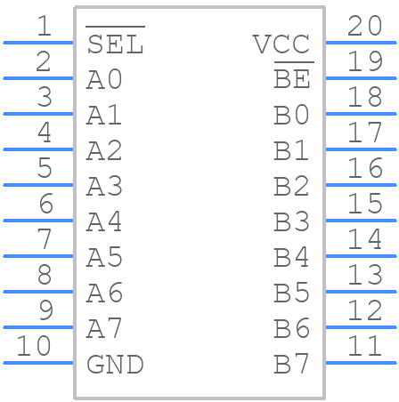 ADG3245BRUZ - Analog Devices - PCB symbol