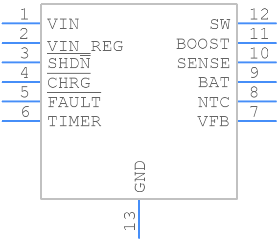 LT3652EMSE#PBF - Analog Devices - PCB symbol