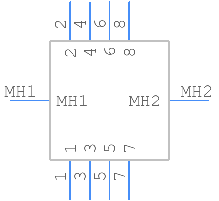TM2REA-2408(50) - Hirose - PCB symbol