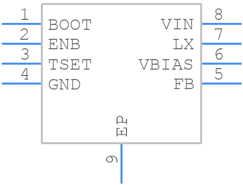 A8499SLJTR-T - Allegro Microsystems - PCB symbol