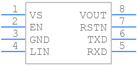 NCV7428D13R2G - onsemi - PCB symbol