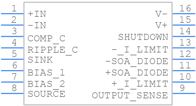 LM391N-100 - Texas Instruments - PCB symbol