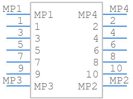 52559-1052 - Molex - PCB symbol