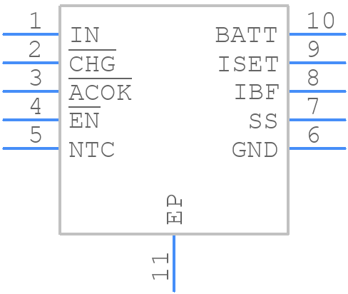 MP2604DQ-LF-Z - Monolithic Power Systems (MPS) - PCB symbol