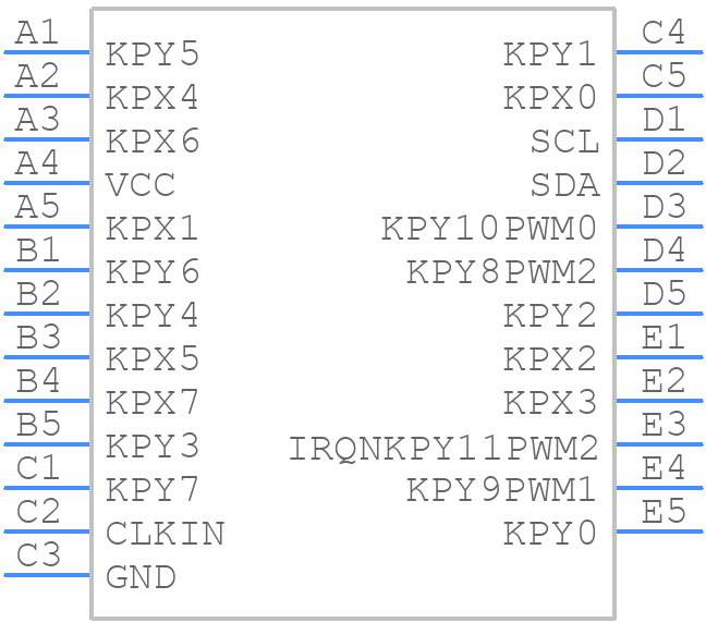 LM8325DGR8X-1/NOPB - Texas Instruments - PCB symbol