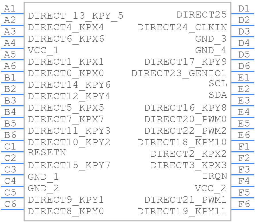LM8327JGR8/NOPB - Texas Instruments - PCB symbol