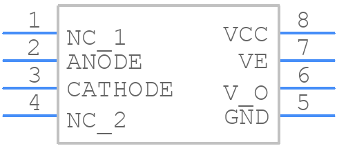 HCPL-060L - Avago Technologies - PCB symbol