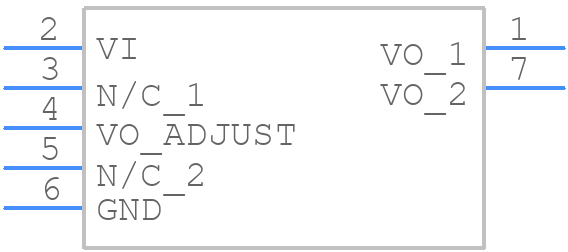 PTN78060AAH - Texas Instruments - PCB symbol